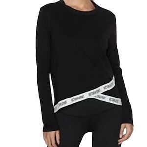 VICTORIA’S SECRET SPORT: Crisscross Logo Band Sweatshirt -Size XL